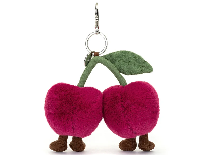 Peluche Amuseables Porte-clés cerises - Cherries Bag Charm - Jellycat