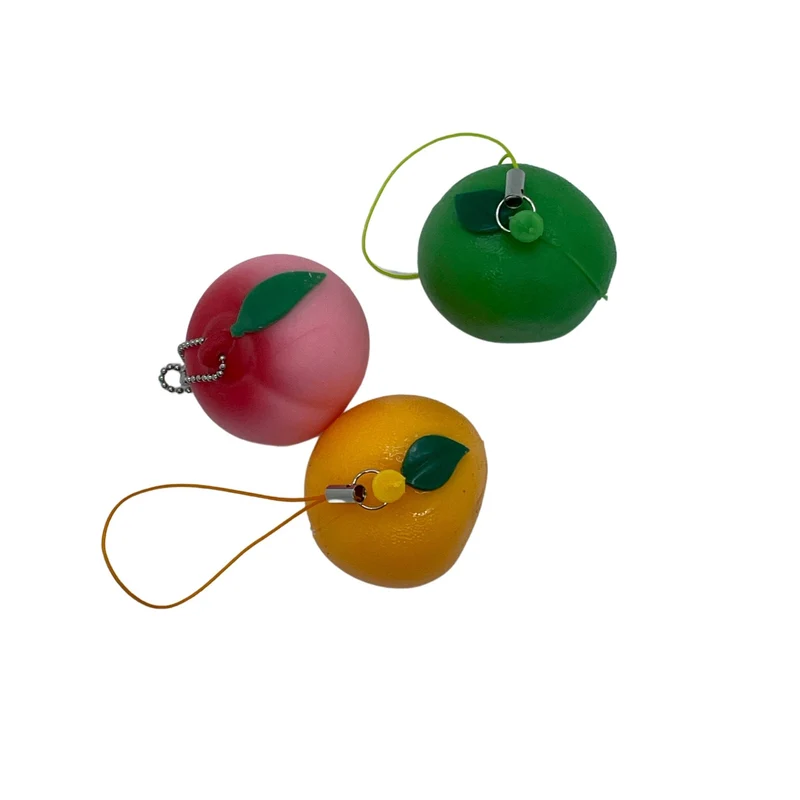 Porte-clés fruits, lot 3