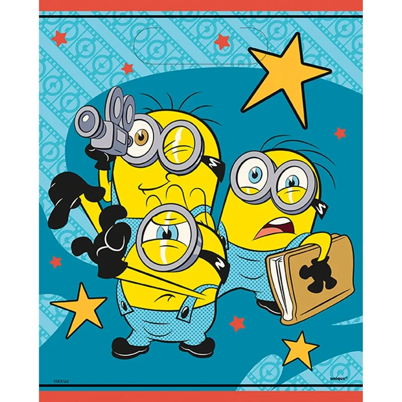 Minions Birthday Party Favour Bags, 8 Count