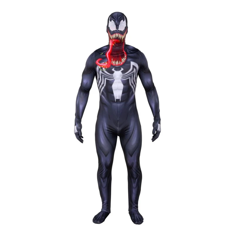 Venom Zentai Costume for Adults, Marvel, Villain Costume