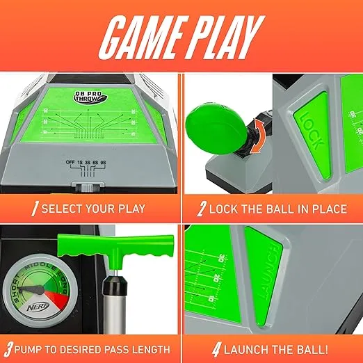QB Pro Throw Football Launcher - Quarterback