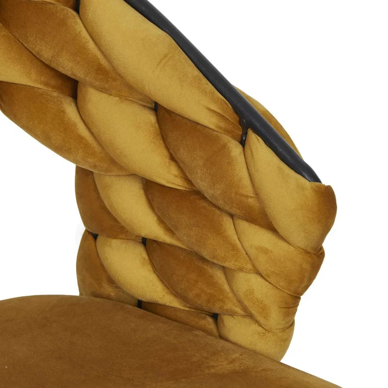 FAUTEUIL SAWYER JAUNE MOUTARDE