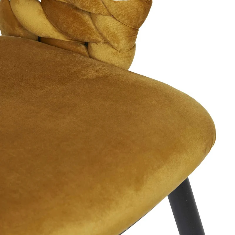 FAUTEUIL SAWYER JAUNE MOUTARDE