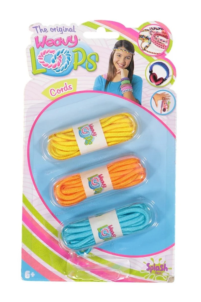 Weavy Loops Cords Refill (Yellow, Orange, Blue) / Recharge de câbles (jaune, orange, bleu)
