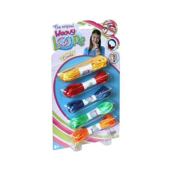 Weavy Loops Cords Refill (Yellow, Red, Blue, Green, Orange) / Cordons Weavy Loops (jaune, rouge, bleu, vert, orange)