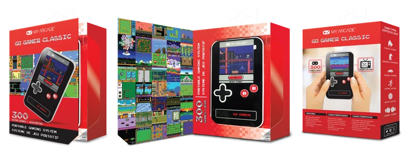 My Arcade Go Gamer Classic Handheld System with 300 Built-in Games