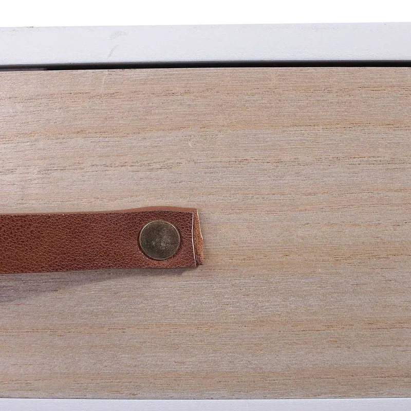 CHEVET BLANC 1 TIROIR EN BOIS