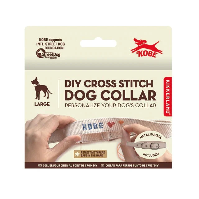 DIY Cross Stitch Dog Collar