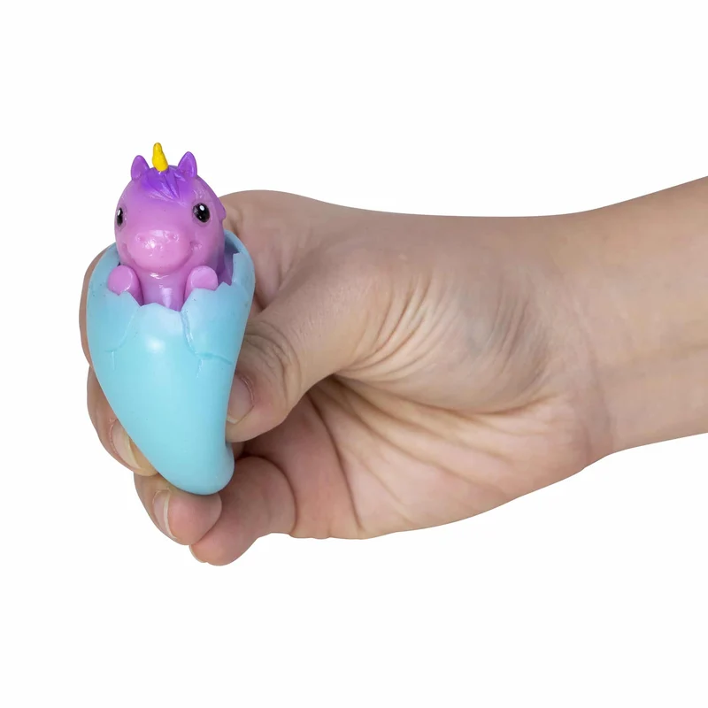 Schylling Unicorn Squeezy Peek Hatchers Surprise Pop Up Toy