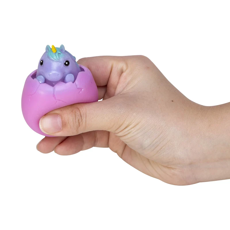 Schylling Unicorn Squeezy Peek Hatchers Surprise Pop Up Toy