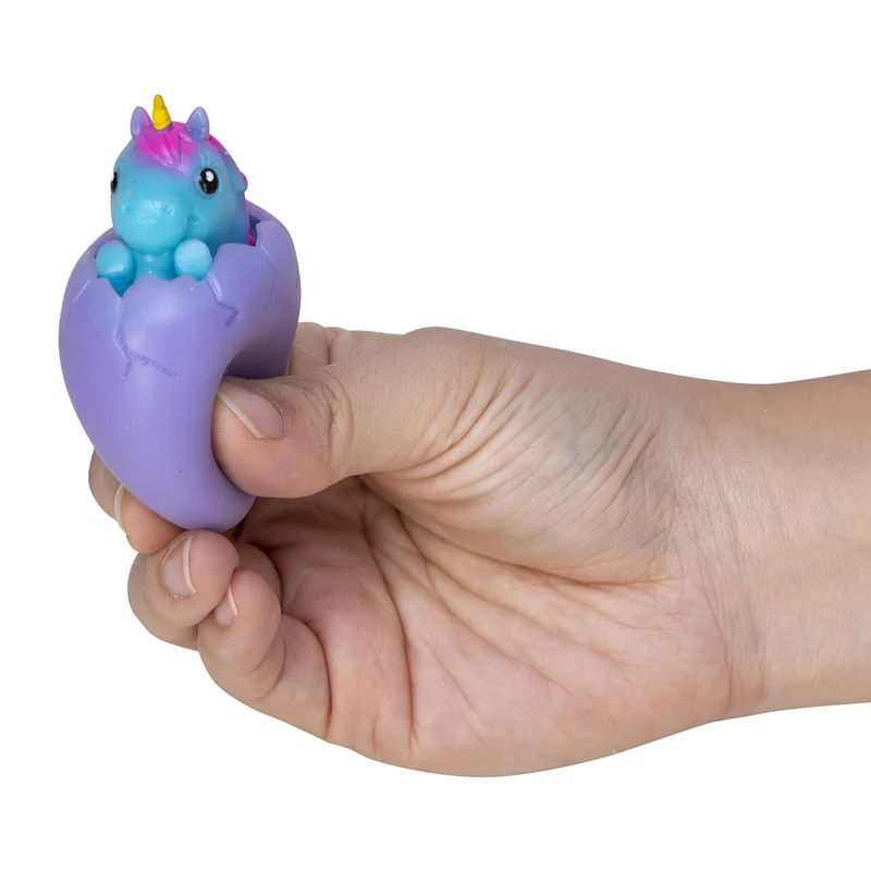 Schylling Unicorn Squeezy Peek Hatchers Surprise Pop Up Toy