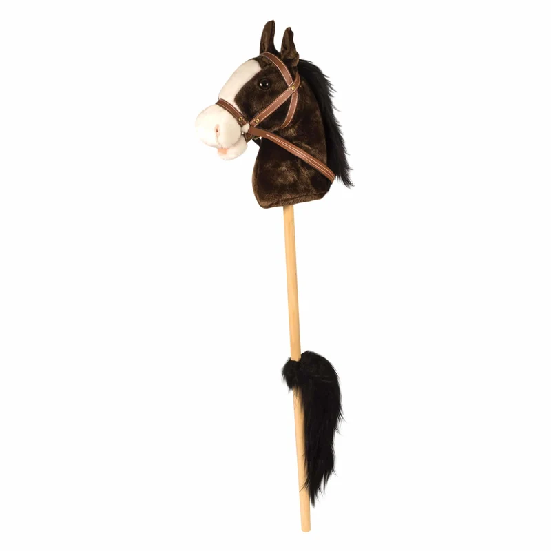 Schylling Pony Trails Plush Stick Horse with Sound and Harness