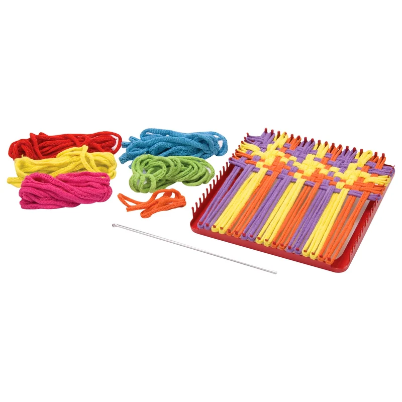 Classic Metal Pot Holder Loom Craft Kit with Cotton Loops
