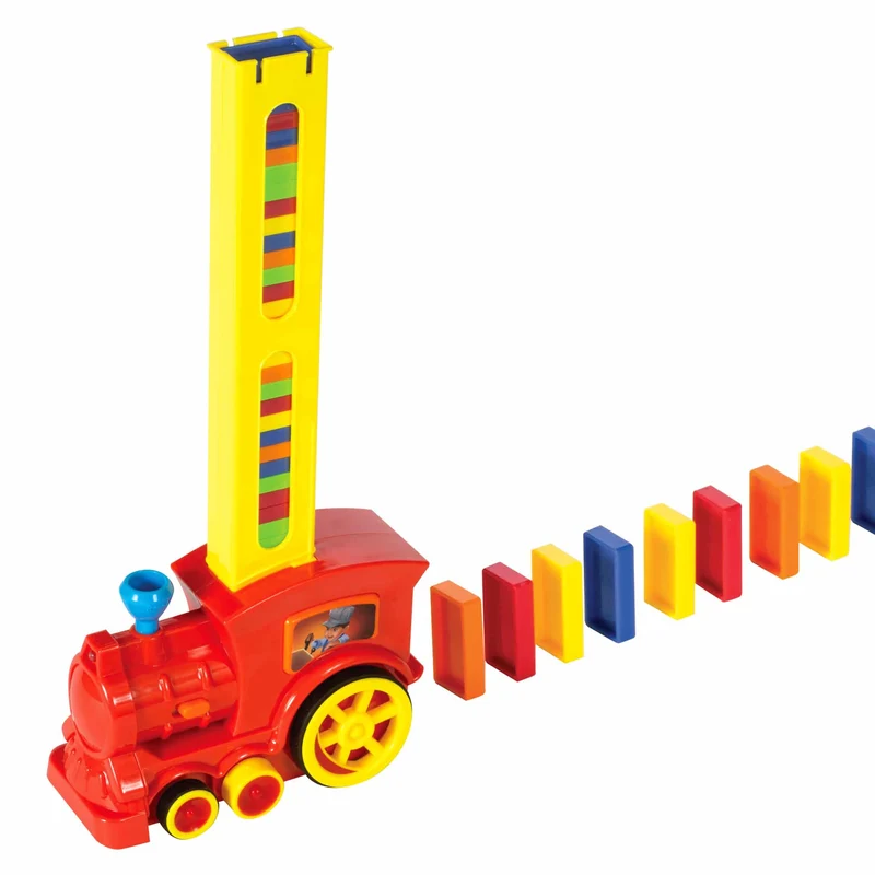 Schylling Automatic Domino Laying Toy Train Set with Cartridge