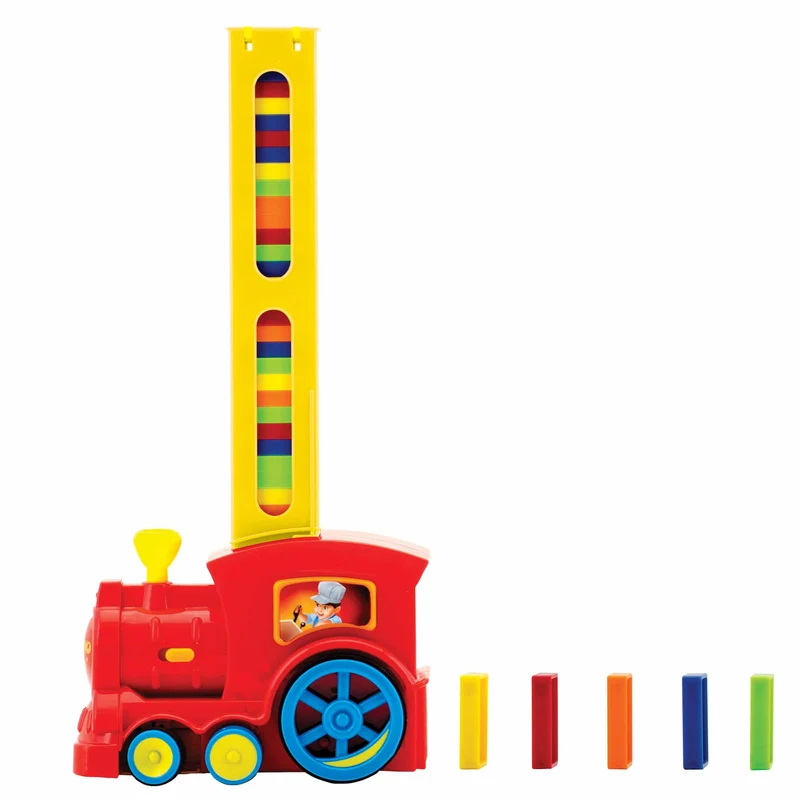 Schylling Automatic Domino Laying Toy Train Set with Cartridge