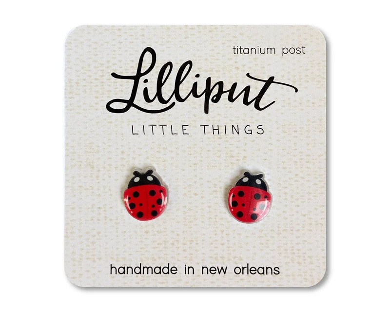 Ladybug Earrings // Kids Earrings