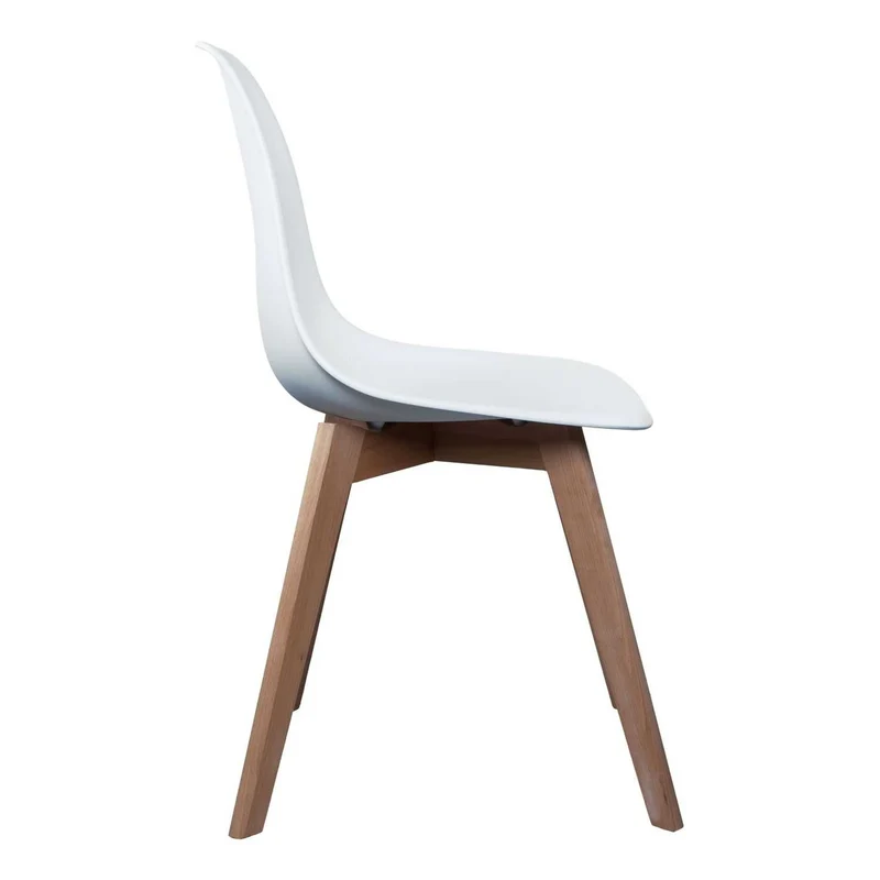 CHAISE SCANDINAVE COQUE PP BLANCHE