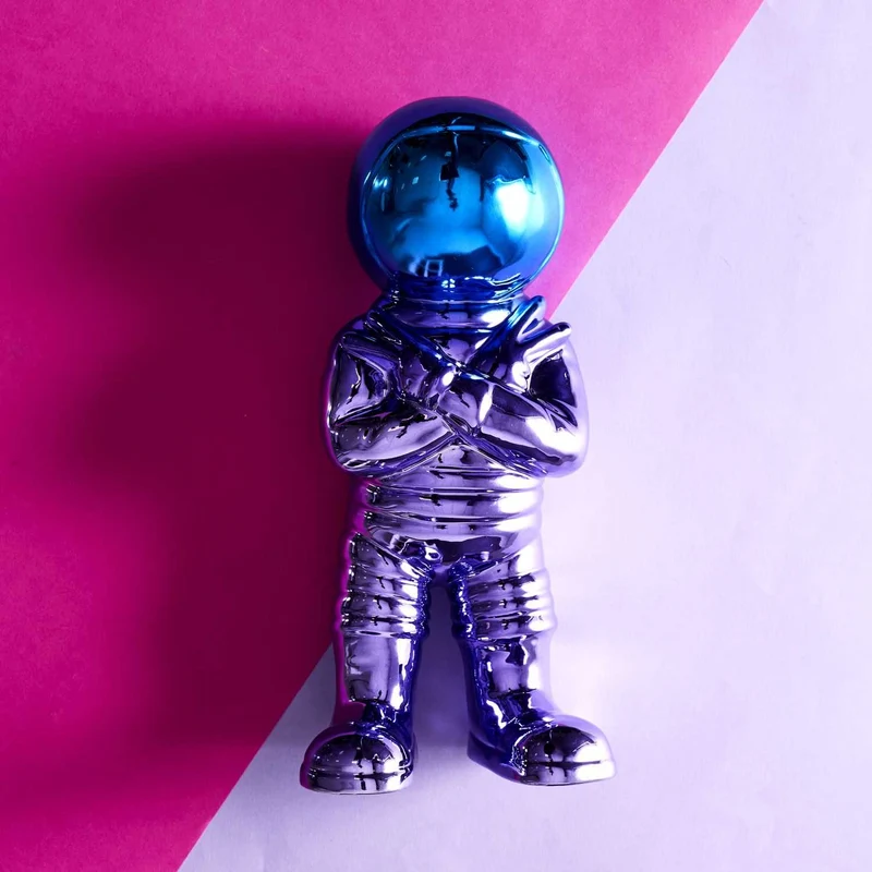 ASTRONAUTE ELECTROPLATE H33CM