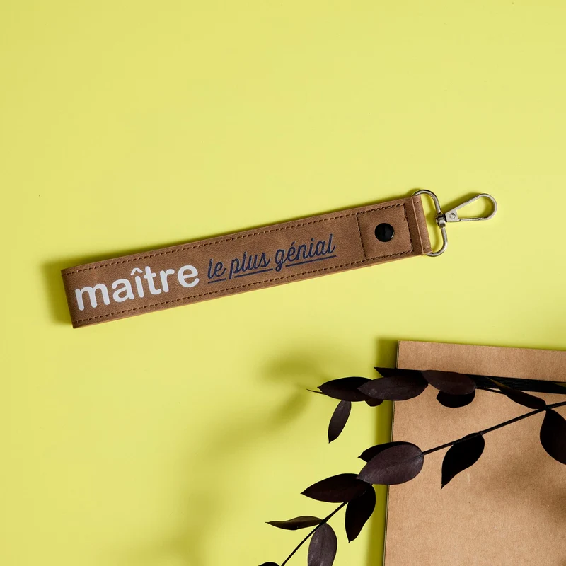 PORTE CLE MERCI MAITRE