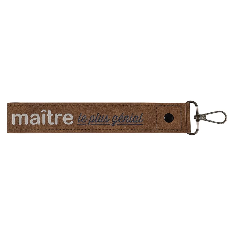 PORTE CLE MERCI MAITRE