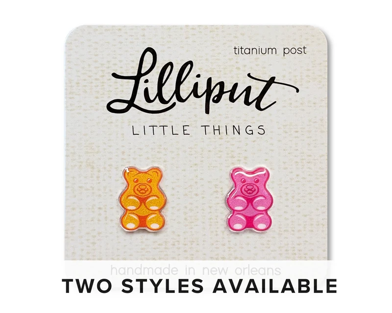 Gummy Bear Earrings // Colorful Fun Earrings