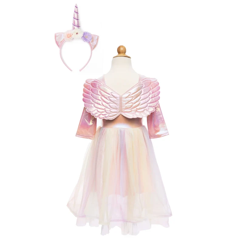 Alicorn Dress with Wings & Headband