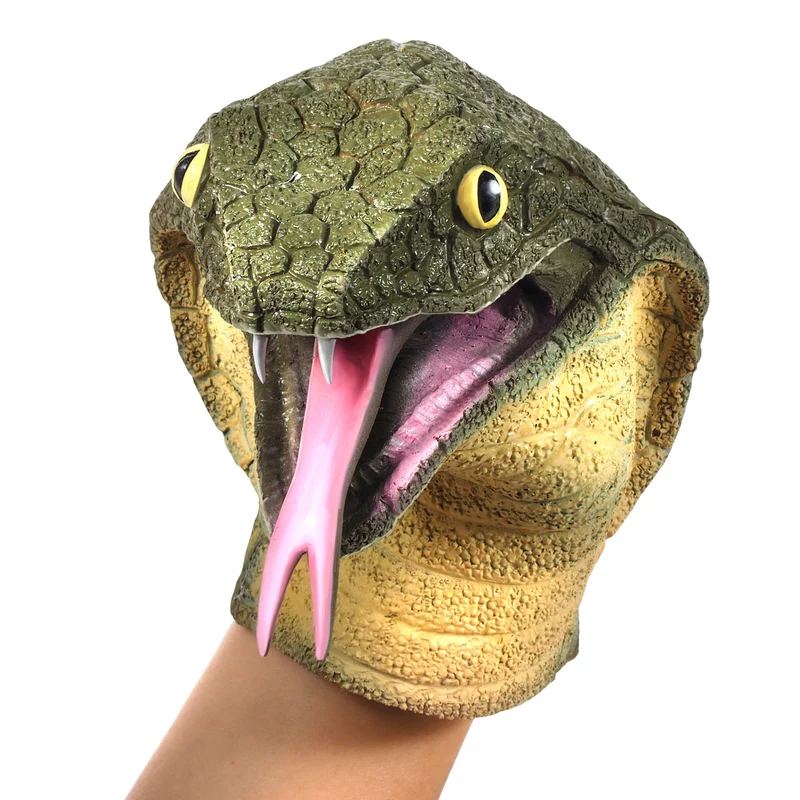 Schylling Stretchy Cobra Snake Hand Puppet for Imaginative Play