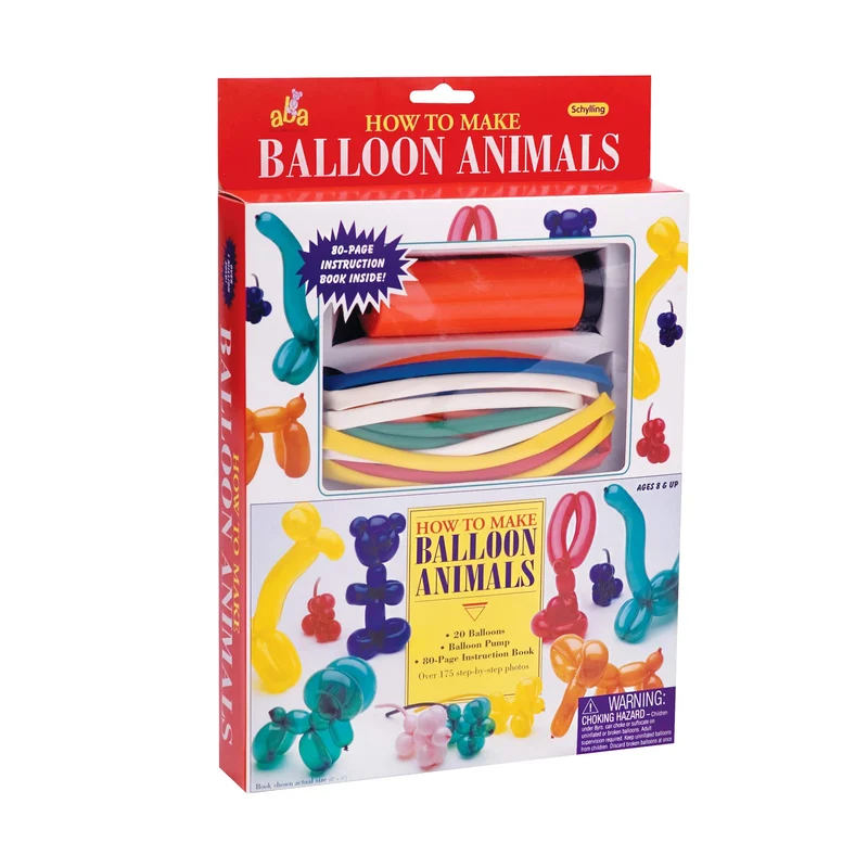Schylling Ultimate Balloon Animal Kit with Pump and Instruction Book