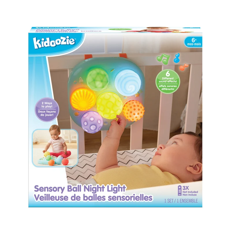 Epoch Sensory Ball Night Light with Soothing Sounds and Textures
