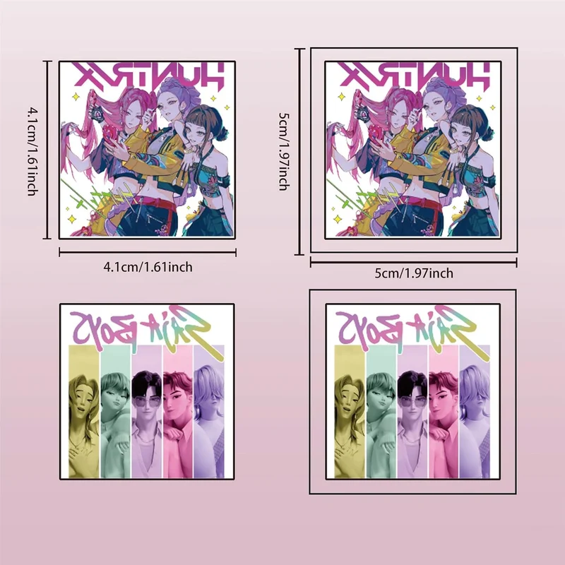 KPOP Demon Hunters Kids Temporary Tattoos