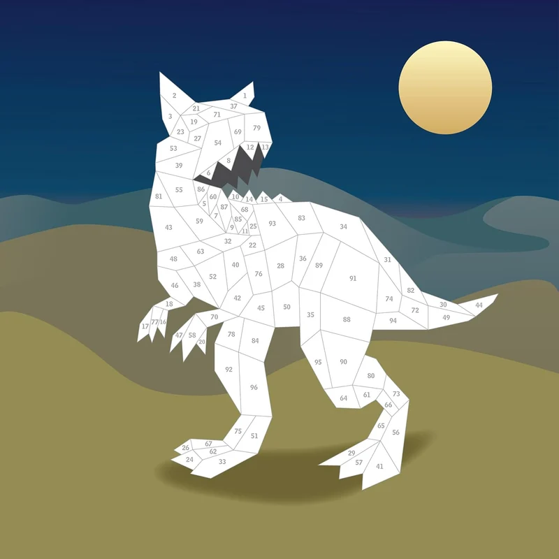 Paint by Sticker Kids: Dinosaurs - Create 10 Sticker Art Pictures