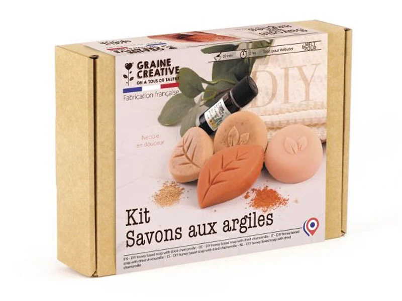 Kit DIY Savons aux argiles