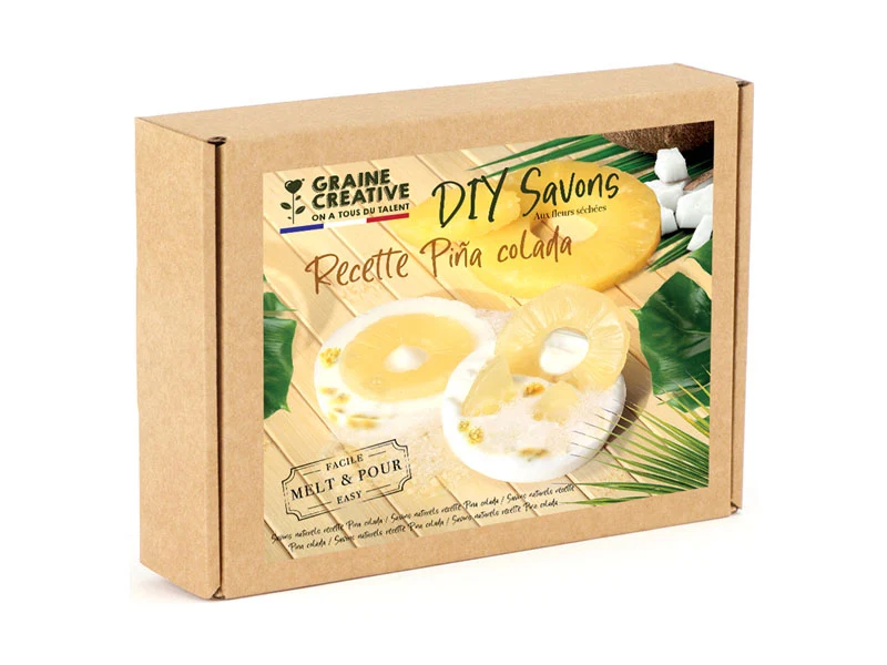 Kit DIY Savons recette Piña colada