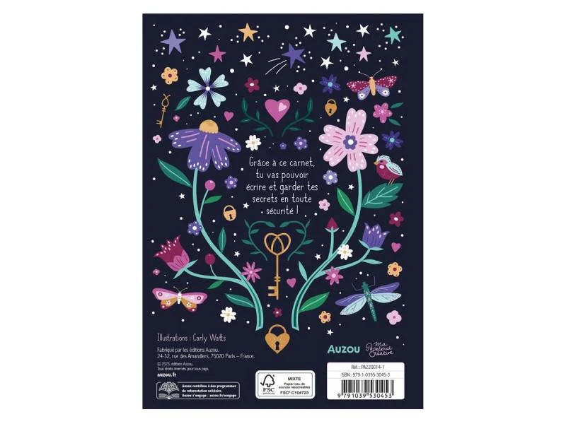 Mon carnet secret - Joli bijou - Auzou