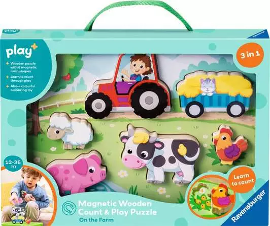 Ravensburger Wooden Puzzle On the Farm Puzzle