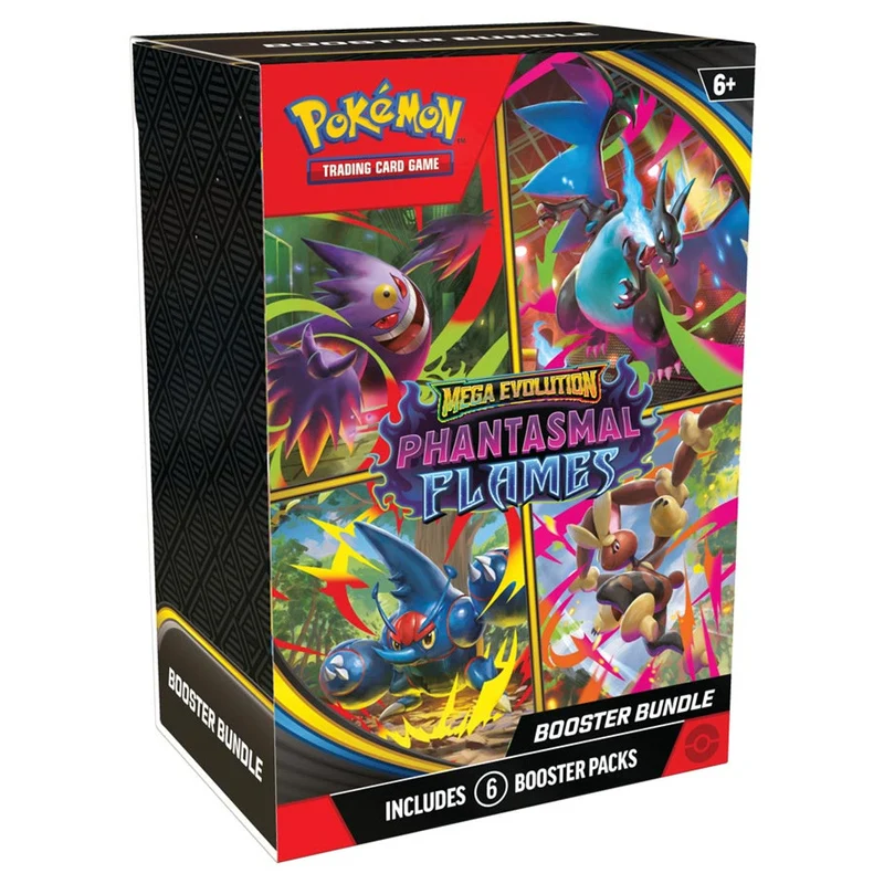 Pokémon TCG: Mega Evolution 2: Phantasmal Flames: Booster Bundle