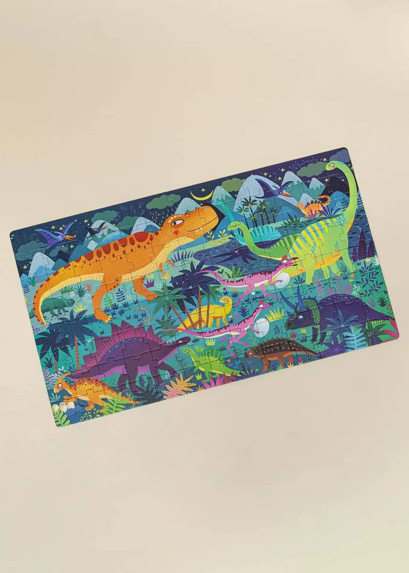 Carry-On Puzzle - Dinosaur Age - 104pcs