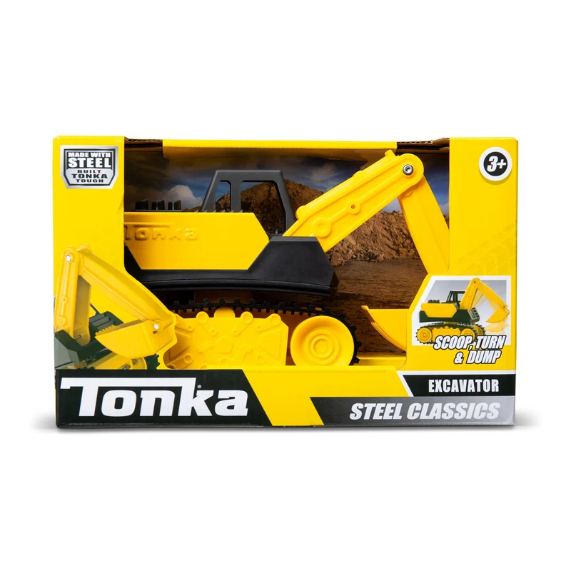 Tonka Steel Classics Rugged Construction Vehicle Assortment Set