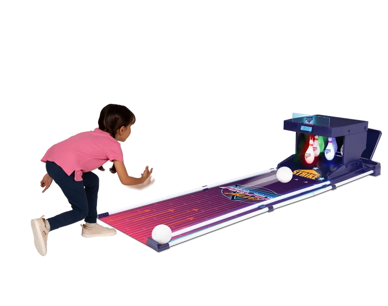 Arcade Alley Laser Bowlercade: Retro Home Electronic Bowling Game for Family Fun