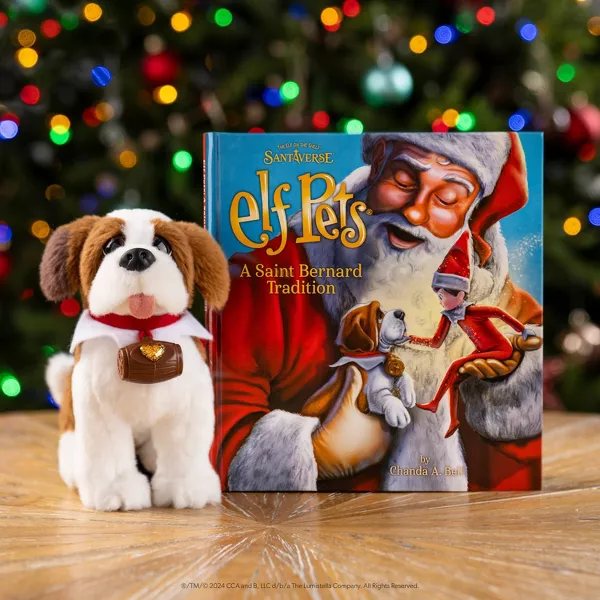 Elf Pets: A St. Bernard Tradition Pet Plush and Book