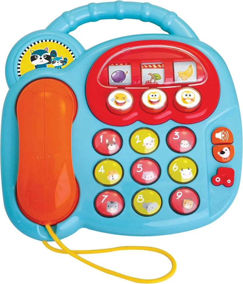 Kidoozie Animal Activity Phone Interactive Toddler Musical Toy with Sounds