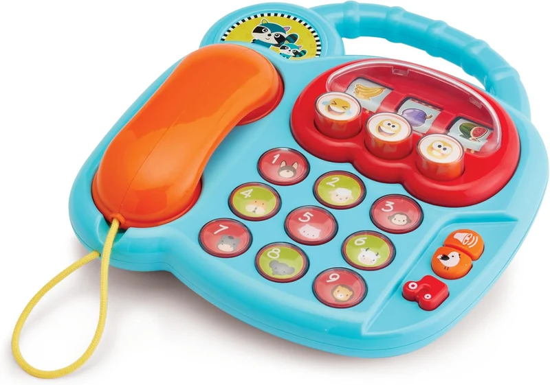 Kidoozie Animal Activity Phone Interactive Toddler Musical Toy with Sounds