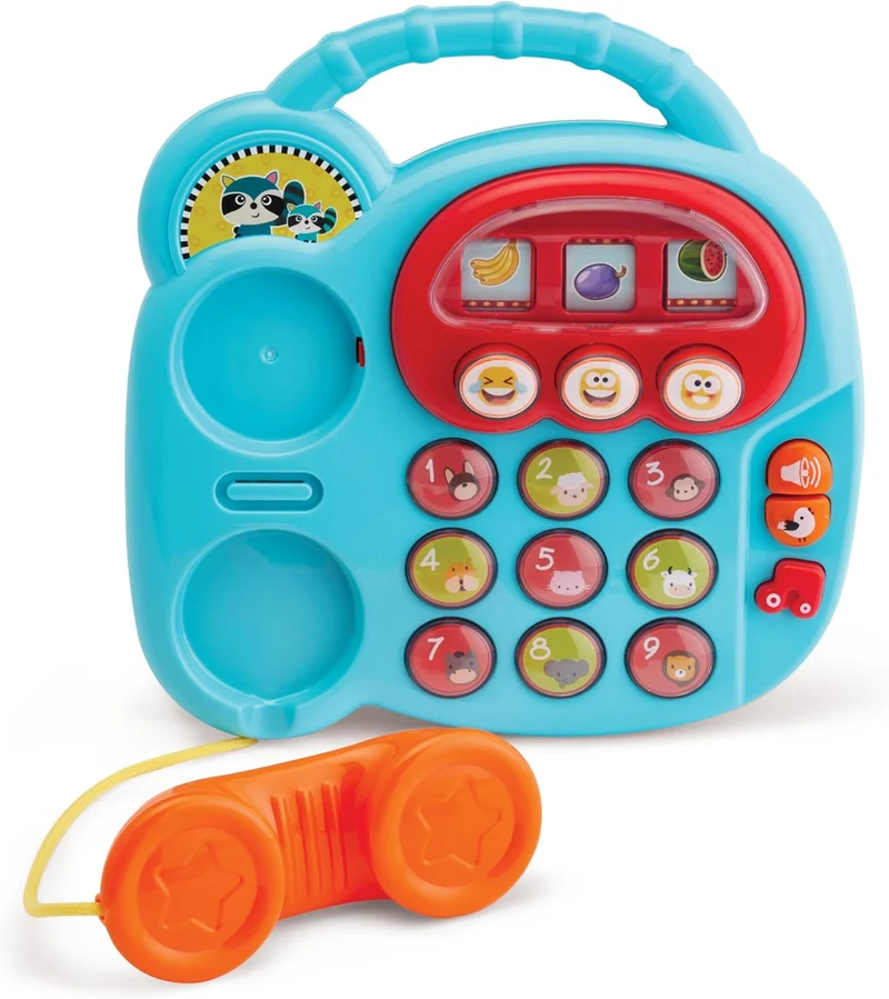 Kidoozie Animal Activity Phone Interactive Toddler Musical Toy with Sounds