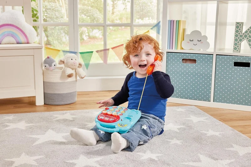 Kidoozie Animal Activity Phone Interactive Toddler Musical Toy with Sounds