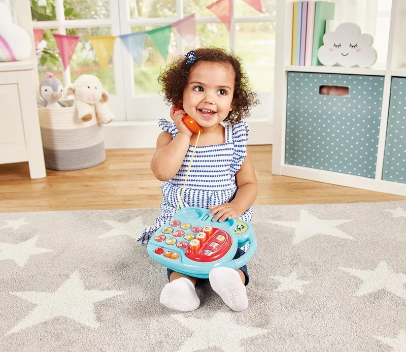 Kidoozie Animal Activity Phone Interactive Toddler Musical Toy with Sounds