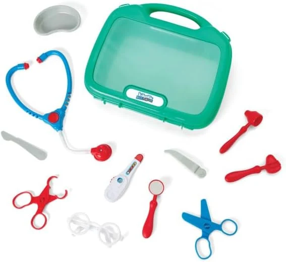 Kidoozie My First Doctor's Kit 12 Piece Pretend Play Medical Set