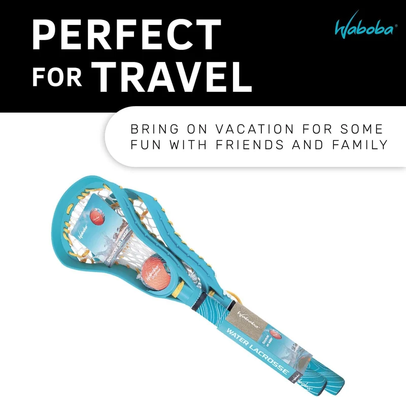 Waboba Mini Water Lacrosse Set: Bouncing Ball, Portable