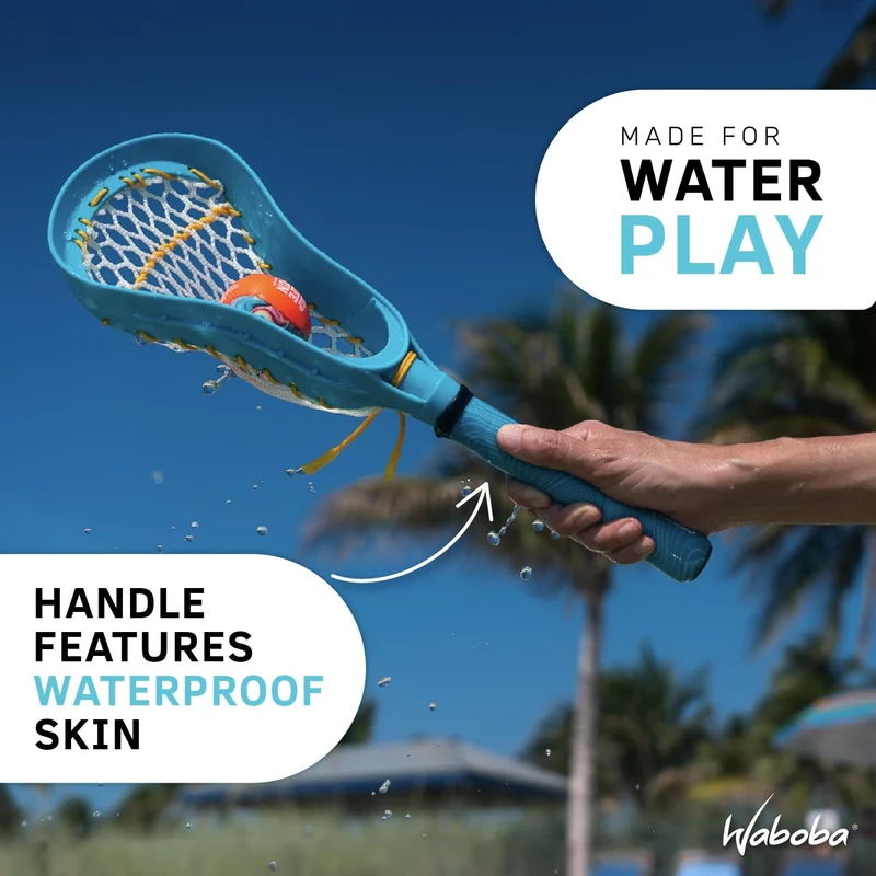 Waboba Mini Water Lacrosse Set: Bouncing Ball, Portable
