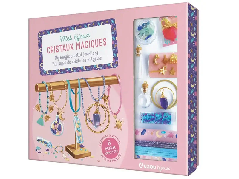 Ma boîte à bijoux - Mes bijoux cristaux magiques - Auzou