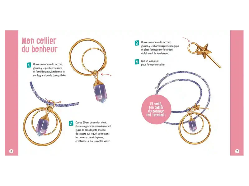 Ma boîte à bijoux - Mes bijoux cristaux magiques - Auzou